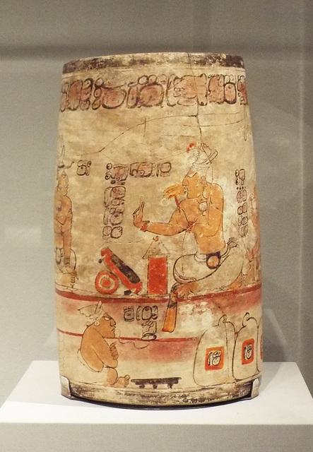 Mayan Vessel with a Palace Scene in the Metropolitan Museum of Art, May 2018