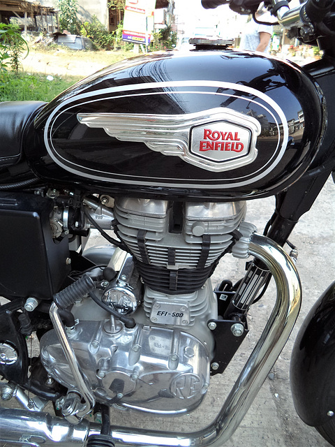 Moto indienne Royal Enfield EFI-500 (1)