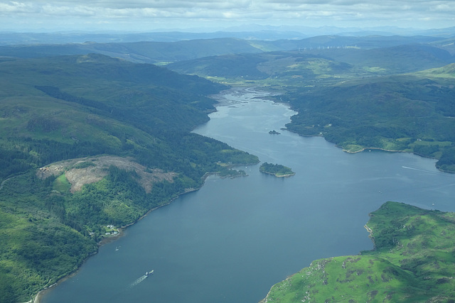 Looking Down Loch Ruel