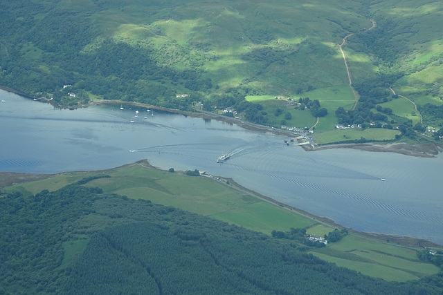 Ferry Crossing The Kyles Of Bute
