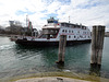 Die Autofähre FRIEDRICHSHAFEN bei der Einfahrt in den Hafen Romanshorn