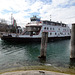 Die Autofähre FRIEDRICHSHAFEN bei der Einfahrt in den Hafen Romanshorn