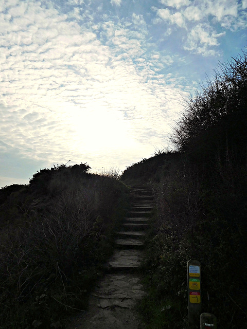 toucher le ciel bleu