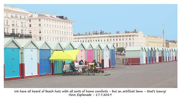 Beach hut with its own lawn - Hove - 17 7 2019
