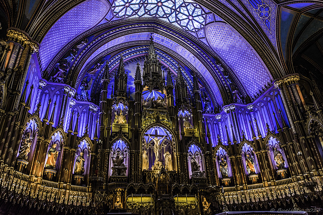 Basilique Notre-Dame de Montréal ... 9 x P.i.P. (© Buelipix)