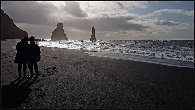 Black sand beach vik