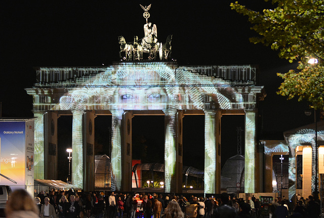 Berlin-leuchtet: Das Brandenburger Tor (4 x PiP)