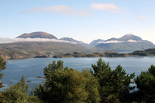 The Torridon Hills over Loch Torridon 8th September 2015