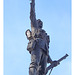 Worthing Town War Memorial figure from east 14 5 2019