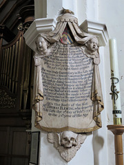 st margaret's church, barking, essex (38)c18 tomb to sarah fleming +1715