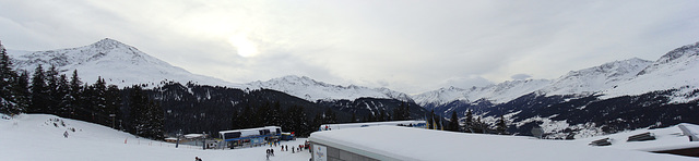 Alpenpanorama bei See