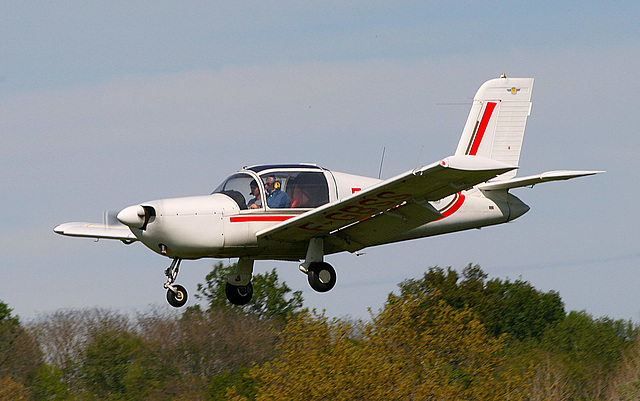 Socata Rallye 110 ST à l'atterrissage ( Aérodrome local, Port St Foy 24/33))