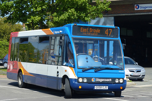 Stagecoach 47645 in Chichester - 16 May 2015