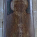Very old painted image on a pillar