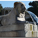 Piazza del Popolo -A lion from the central fountain