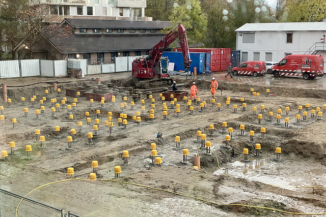 Yellow buckets