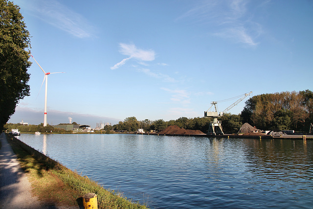 Rhein-Herne-Kanal, Hafen Victor (Castrop-Rauxel) / 25.09.2021