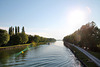 Rhein-Herne-Kanal von der Bladenhorster Brücke aus (Castrop-Rauxel) / 25.09.2021