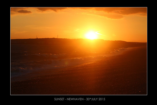 Newhaven - Sunset - 30.7.2015