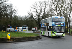 Stagecoach East 14033 (LF69 UXN) in Cambridge - 9 Feb 2024 (P1170341)