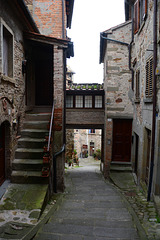 Italy, Medieval Street Architecture in Anghiari
