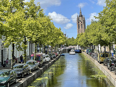 "Scheve Jan" ("Skewed John") steeple of Pude Kerk, Delft