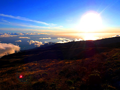 Por do sol no Pico do Areeiro.