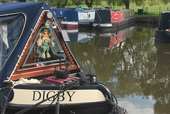 Narrowboats on the Macclesfied Canal
