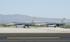 162nd Fighter Wing General Dynamics F-16C Fighting Falcons 87-0299 and 86-0292