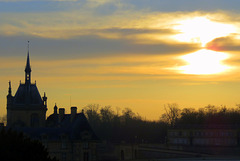 Lever de soleil sur Chantilly