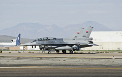 Iraqi Air Force Lockheed Martin F-16D Fighting Falcons 1601 and 1602