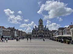 Delft, Grote Markt with Town Hall