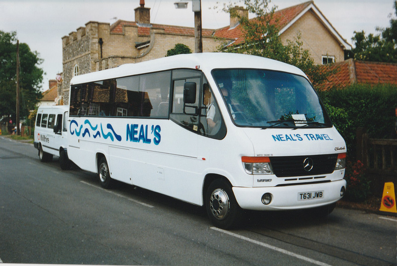 Neal’s Travel T631 JWB in Barton Mills – 13 Jun 1999 (417-4A)