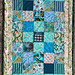 Pandemic quilting: Turquoise