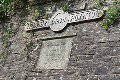 Commemorations at Higher Poynton Station