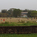 soccer match in the Yangon burbs