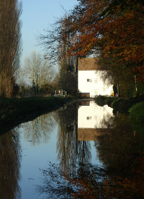 Anglesey Abbey: view towards Lode Mill 2010-11-16