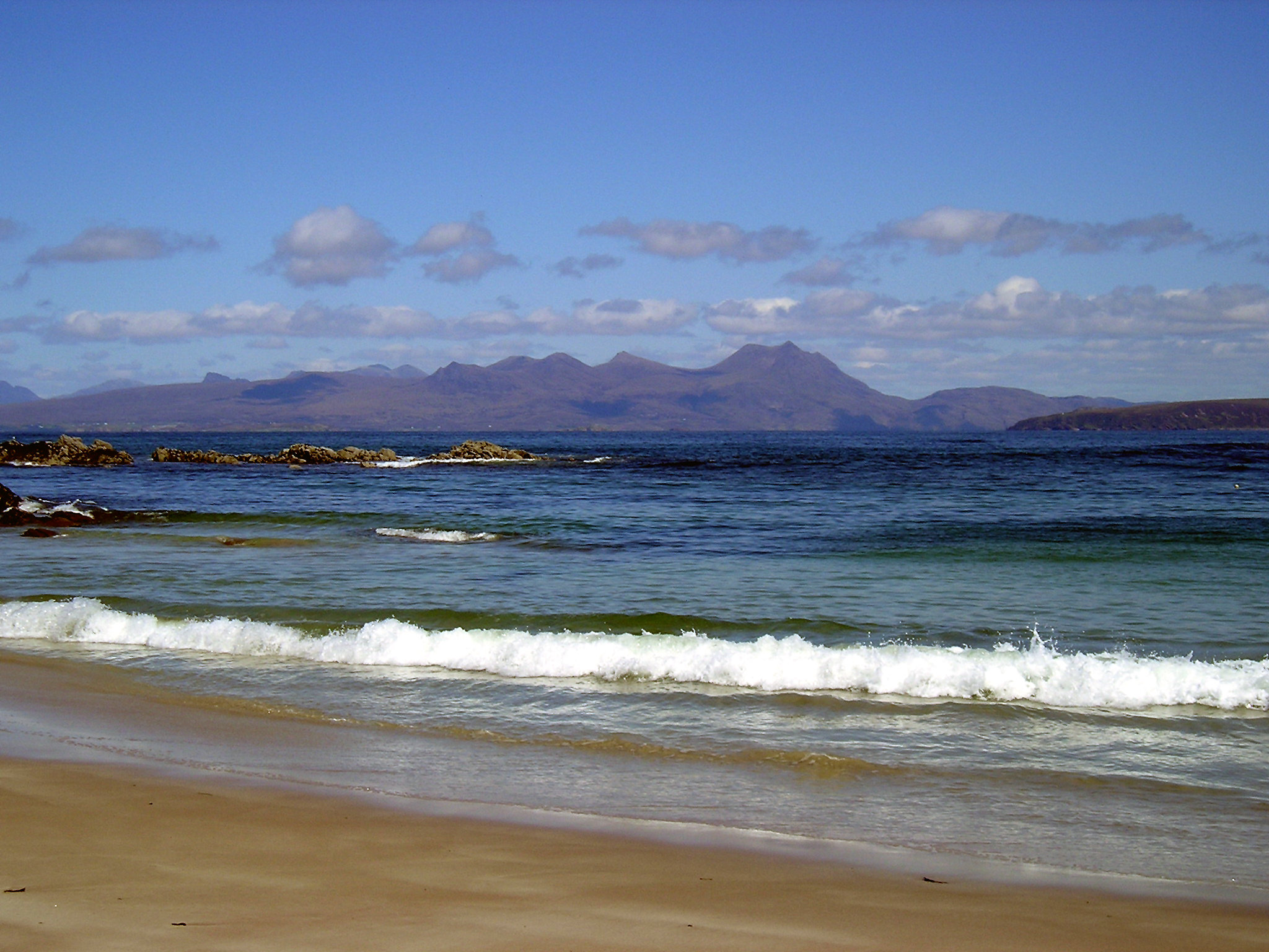 Coigach Range from Melon Udrigle May 2004