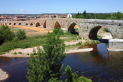 Pont de Hospital de Orbigo (Castille-et-León, Espagne)