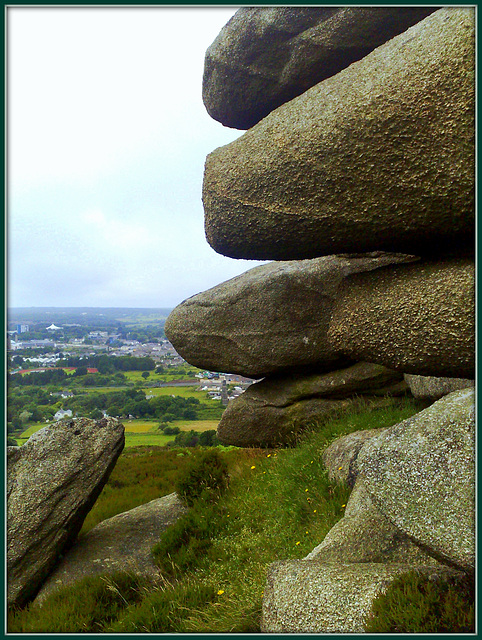 Typical granite formations