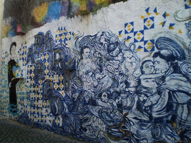 Wall painting.