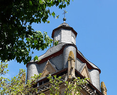 Eindrucksvolle "Welsche Haube" der Stadtkirche in Bad Wildungen