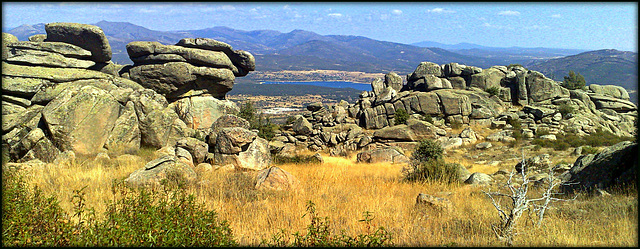 Sierra de La Cabrera, eastern end with the Embalse de Atazar