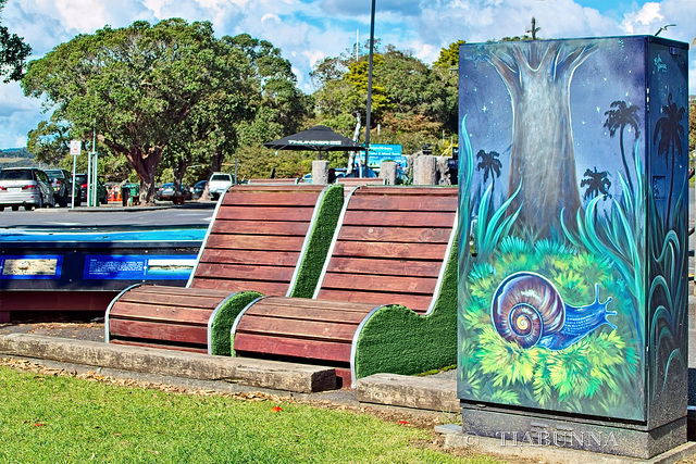 Bayside benches