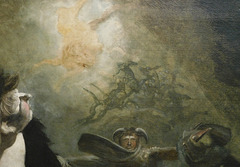 Detail of The Night-Hag Visiting Lapland Witches by Fuseli in the Metropolitan Museum of Art, January 2022
