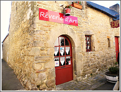 Maison de Guérande (44) , la photo est prise le 5 octobre 2013 .