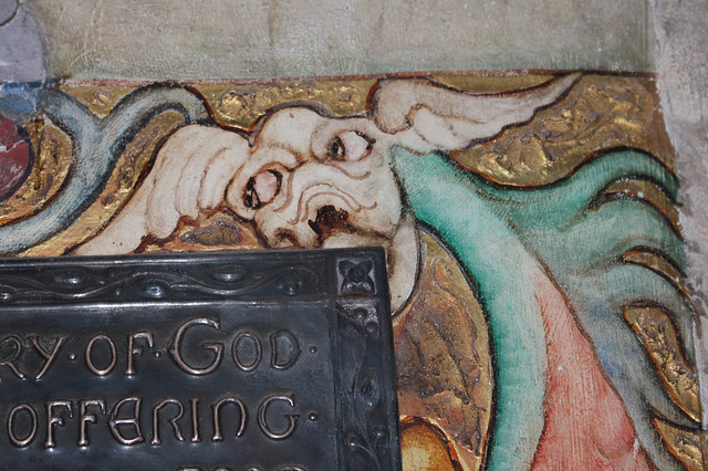 Phoebe Anna Traquair Murals of c1905, St Peter's Church, Clayworth, Nottinghamshire