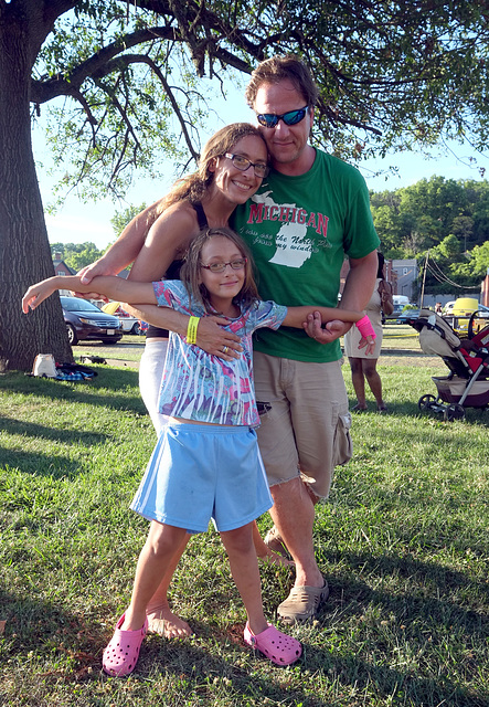 Families were welcome at the "Brew-B-Q"