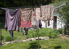 Laundry at the farmhouse