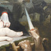 Detail of The Night-Hag Visiting Lapland Witches by Fuseli in the Metropolitan Museum of Art, January 2022